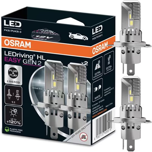 Żarówki led h4 Osram LEDriving HL EASY GEN 2 H4/H19