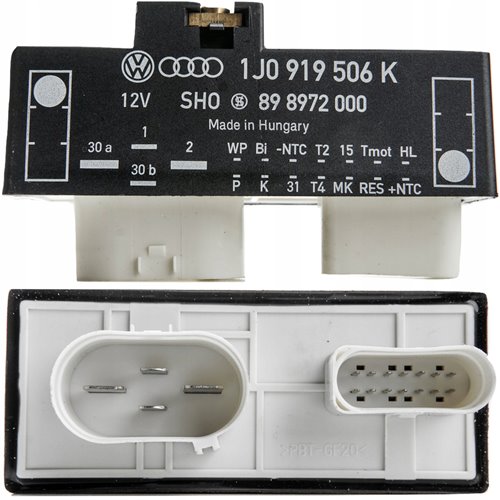 Przekaźnik sterownik moduł wentylatorów vw golf iv