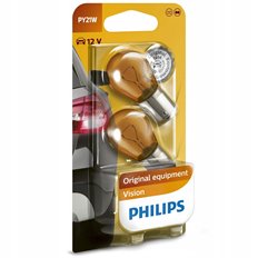 2x żarówki philips py21w bau15s 12v vision +30%