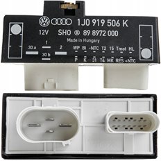 Przekaźnik sterownik moduł wentylatorów vw golf iv