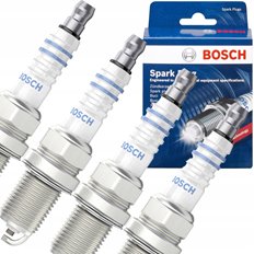 Zestaw 4 świece zapłonowe bosch 0242235668 fr7ldc+ fr7ld+ do benzyna gaz